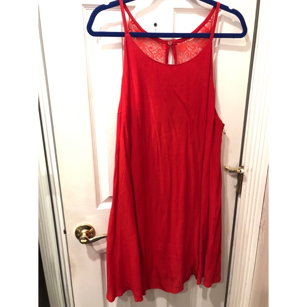 Bright Red Dress